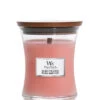 WoodWick Kaars Melon & Pink Quartz Medium
