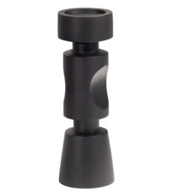 Midi Kandelaar - Mangohout - Zwart - 36x12x12