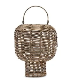 Lantaarn Rustic Rattan Herringbone Naturel