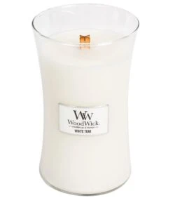 WoodWick Kaars White Teak Large Kaars