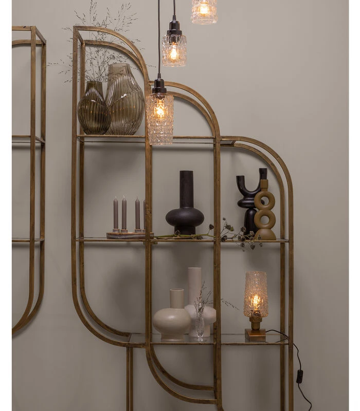 BePureHome Gap Double Kandelaar - Porselein - Sepia - 27x10x6 3 BePureHome Gap Double Kandelaar - Porselein - Sepia - 27x10x6 - Afbeelding 3