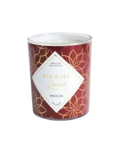 Geurkaars Lotus Met Gouden Messing Ring -Kaarsen Voor Thuis 56973af296aa46e889a153e08fdb8e9f