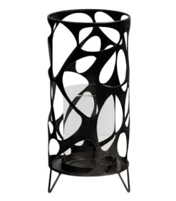 Jago Windlicht - Metaal - Zwart - 40x19x19