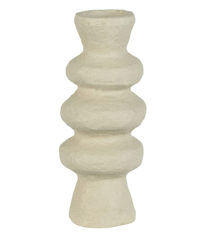 BePureHome Milos Kandelaar - Papier Mache - Natural - 35x14x14 1 BePureHome Milos Kandelaar - Papier Mache - Natural - 35x14x14