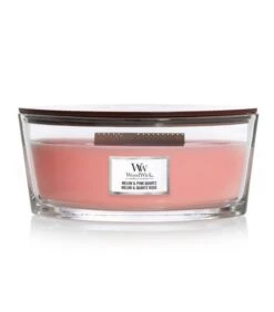 WoodWick Kaars Melon & Pink Quartz Ellipse