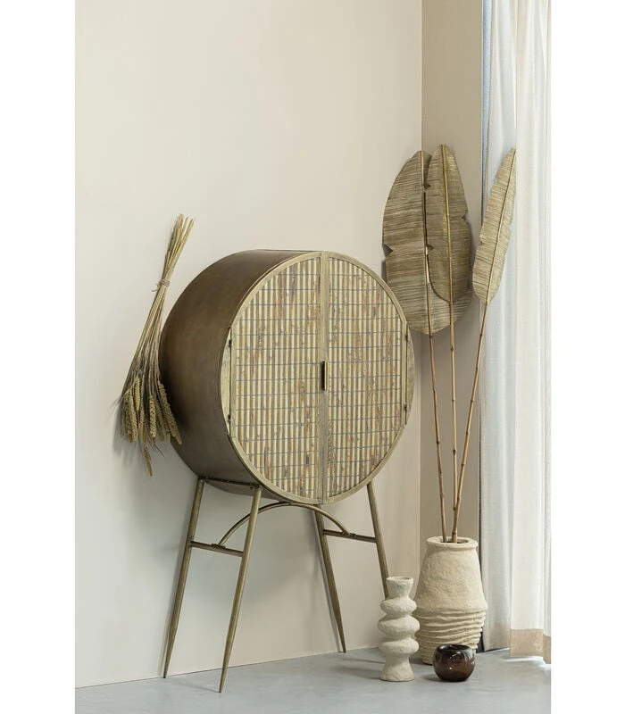 BePureHome Milos Kandelaar - Papier Mache - Natural - 35x14x14 2 BePureHome Milos Kandelaar - Papier Mache - Natural - 35x14x14 - Afbeelding 2