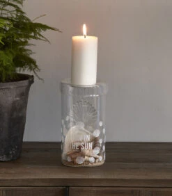Kaarsenhouder Glas, Hervulbaar Schelp - Fun In The Sun - Transparant -Kaarsen Voor Thuis d3342acd225d4c3fa4087856c8e85fcb