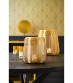 Windlicht Adeta - Goud - Ø22,5cm -Kaarsen Voor Thuis d34e6ffac9594dce98ed67388bdf683d