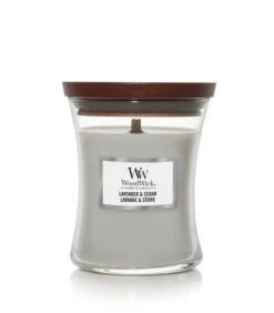 WoodWick Kaars Lavender & Cedar Medium