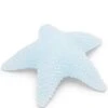 Kaars, Decoratieve Stompkaars Zeester - Starfish - Lichtblauw